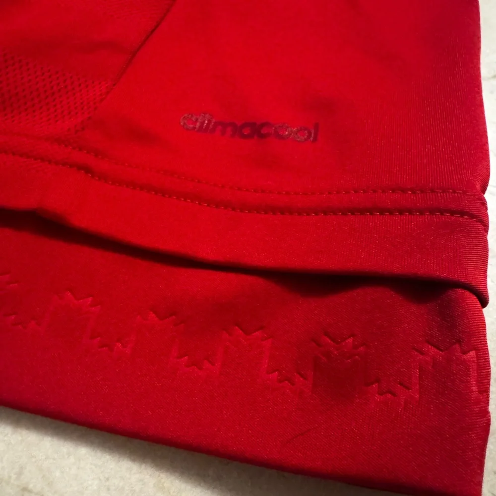 RARE ⚽️ Manchester United Adidas Red Climacool Soccer Jersey Mens Medium